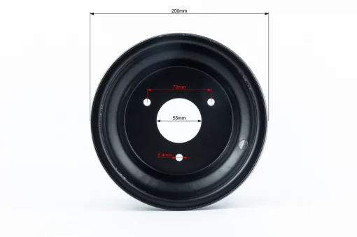 Диск, стальной 7x4,5, d-55; 3отв.*78мм,чёрный тип 2 ATV 125cc, ЗЧ-ATV, YQ-335494