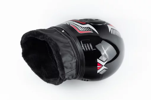 Шолом інтеграл з коміром HK-221, чорно-червоний, ШОЛОМИ, YQ-330891