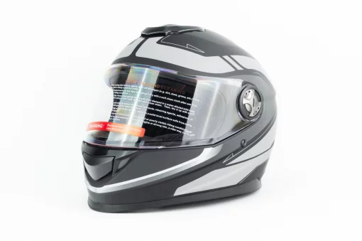 Шлем интеграл М65 L (59-60см), чёрно-серый мат, ШОЛОМИ, YQ-330114