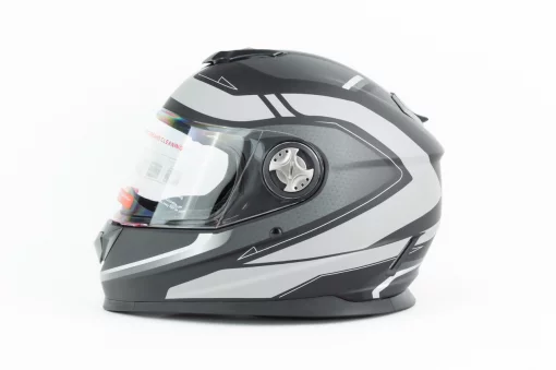 Шлем интеграл М65 L (59-60см), чёрно-серый мат, ШОЛОМИ, YQ-330114