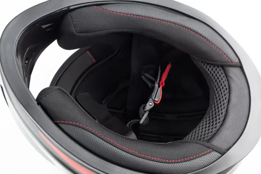 Шлем интеграл М65 L (59-60см), чёрно-красный мат, ШОЛОМИ, YQ-330115