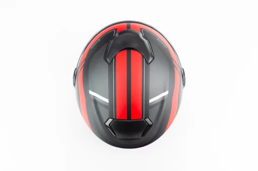 Шлем интеграл М65 S (55-56см), чёрно-красный мат, ШОЛОМИ, YQ-330117