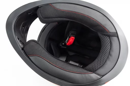 Шлем интеграл М65 S (55-56см), чёрно-красный мат, ШОЛОМИ, YQ-330117