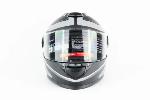 Шлем интеграл М65 М (57-58см), чёрно-серый мат, ШОЛОМИ, YQ-330771