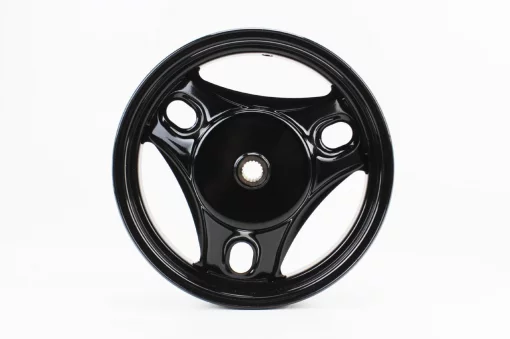 Диск колёсный задний Suzuki LET'S (стальной)+шайба, чёрный, YQ-352183