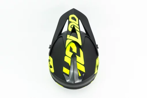 Шлем кроссовый 117 M (57-58см), чёрно-салатовый мат HELMO, ШОЛОМИ, YQ-360531