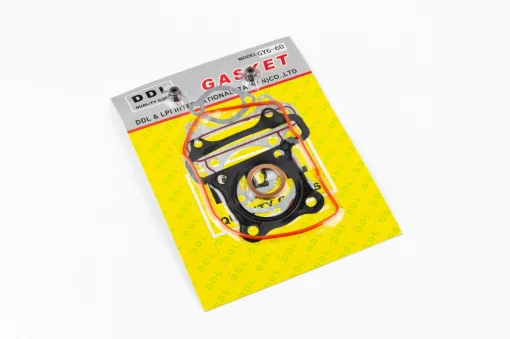 Прокладки поршневой 60cc-44мм, к-кт 8 деталей (металл, красная нить), 50-100сс 4Т, YQ-309155