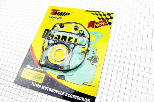 Прокладки поршневой 60cc-44мм, к-кт 8 деталей (металл, красная нить), 50-100сс 4Т, YQ-309155