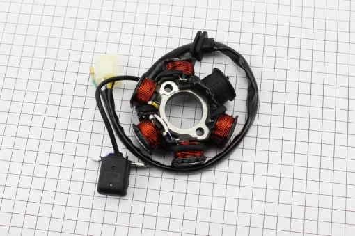 Статор магнето (генератора) (6 катушек разъем "мама 4+1"), DELTA, YQ-338772