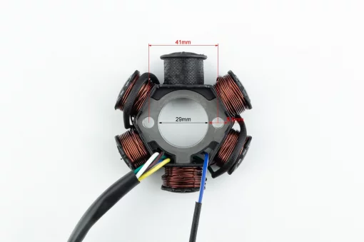 Статор магнето (генератора) (6 катушек разъем "мама 4+1") тип 2, DELTA, YQ-318988