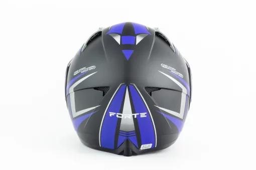 Шлем модуляр с откидным подбородком, выдвижные очки F-158 М (57-58см), чёрно-синий мат, ШОЛОМИ, YQ-330243