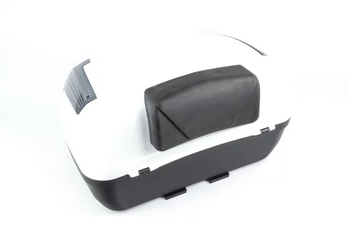 Кофр большой (пластмассовый) 550x420x320мм, крепл. быстросъёмное, бело-чёрный YM-0889P, КОФРИ, YQ-360516