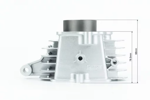 Цилиндр к-кт (цпг) 125cc-52,4мм (палец 13мм, высота цилиндра 78,5мм, высота поршня 44мм), с ухом, DELTA, YQ-357599