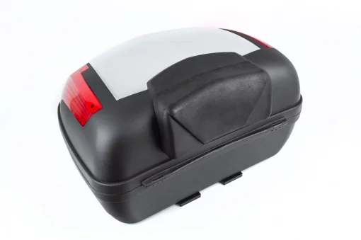 Кофр большой (пластмассовый) 550x420x320мм, крепл. быстросъёмное, серо-чёрный YM-0889WPC, КОФРИ, YQ-360517