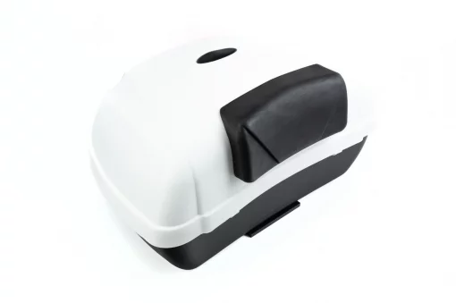 Кофр большой (пластмассовый) 585x430x305мм, крепл. болт-барашек, бело-чёрный YM-0888P, КОФРИ, YQ-360335