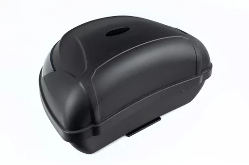 Кофр большой (пластмассовый) 585x430x310мм, крепл. болт-барашек, чёрный матовый YM-0818-B, КОФРИ, YQ-360334