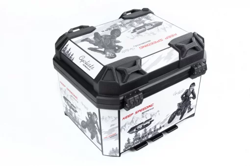 Кофр прямоугольный (пластмассовый) 410x330x310мм, чёрный KEEP SPEEDING 45L, КОФРИ, YQ-301136