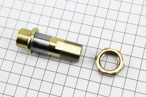 Втулка колеса заднего с резьбой Delta (жёлтый металл) тип 2, DELTA, YQ-338692