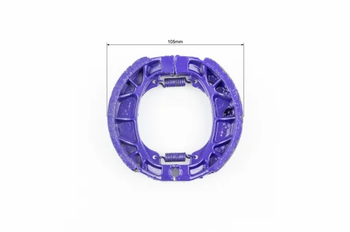 Гальмівні колодки задні к-кт, 105мм (пружини прямі) (без упаковки), DELTA, YQ-357513