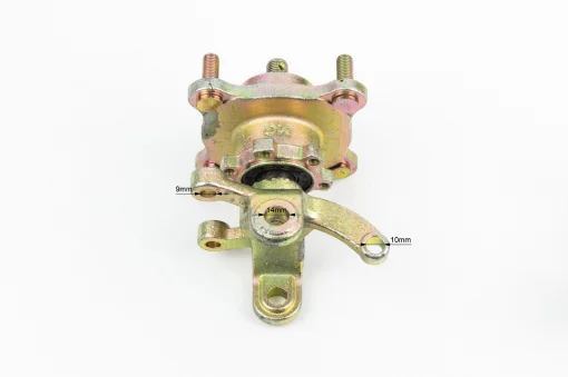 Цапфа (поворотный кулак) ATV 150-250 правый+левый в сборе со ступицей (на 4 болта) под дисковый тормоз (ось 17мм), ЗЧ-ATV,