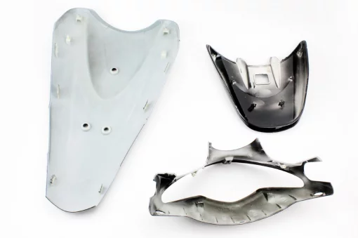 Honda DIO AF-56 Пластик-к-кт крашеные 5 деталей, чёрный, пластик-J, YQ-329307