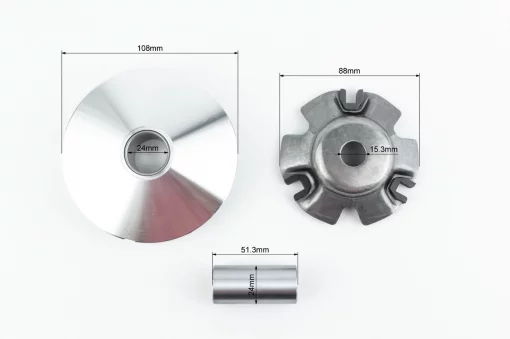 Вариатор передний в сборе+втулка, 125-150сс 4Т, YQ-310554