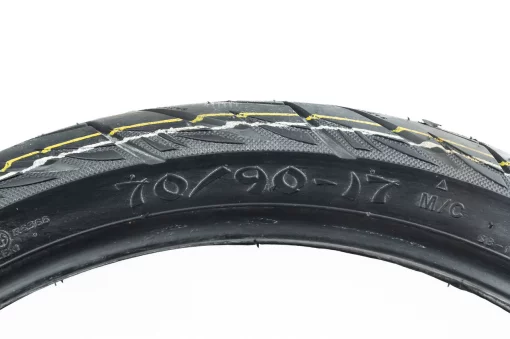 Шина 70/90-17 бескамерная, шоссейный рисунок SAMURAI SB-128, ШИНИ, YQ-353262