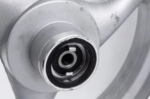 УЦЕНКА Диск передний литой MT2,50x12 d12мм (диск торм. 3 болта) "3 луча", серый тип 1 (царапины возле оси, см. фото), ДИСКИ,