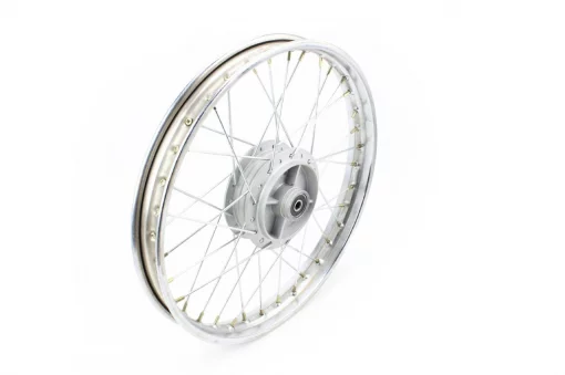 Диск задний спицованный (колесо) 17x1,4 DELTA, хром (ось 12мм), DELTA, YQ-318096