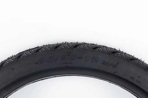 Шина 80/90-17 бескамерная, дорожная L-6189, ШИНИ, YQ-353592