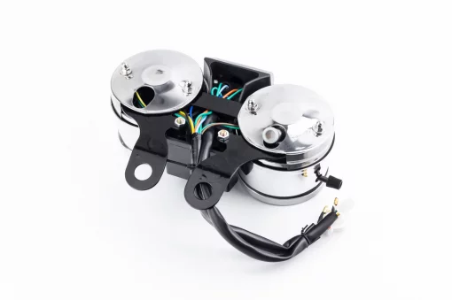 Спідометр "подвійний" 120 км/год тахометр електронний (вузьке кріплення), ALPHA, YQ-318759