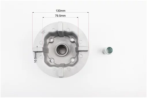 Панель демпферная с подшипником в сборе, высота посадки звезды-47мм (светлый металл), Viper-125-150J, YQ-321890