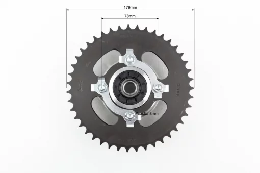 Панель демпферная с подшипником+звезда 428x43 в сборе, высота посадки звезды-47мм, Viper-125-150J, YQ-321221
