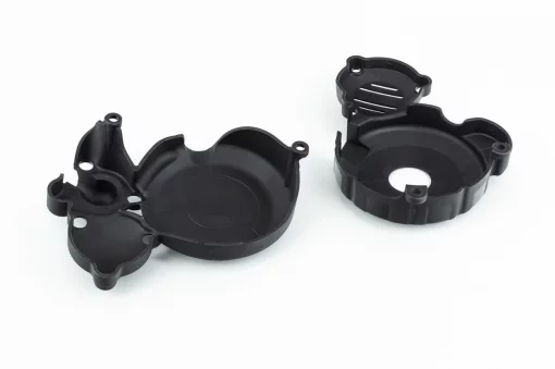 Защита боковых крышек двигателя к-кт (пластик) Profactory 300 (Zongshen CBS300 174MN), чёрный, ЗЧ-МОТО, YQ-351706