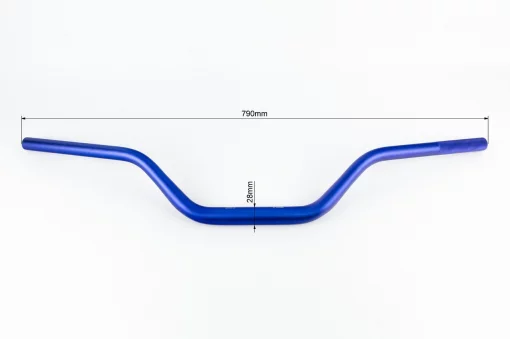 Кермо універсальне (кріплення d-28мм) TUNING, синій, ЗЧ-МОТО, YQ-324732
