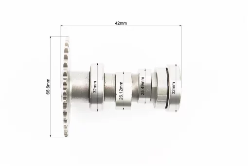 Распредвал в сборе, 125-150сс 4Т, YQ-310592