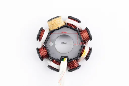 Статор магнето (генератора) (8 котушок роз'єм "мама 3+2") висота 29мм, 125-150сс 4Т, YQ-310850