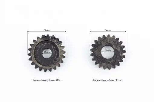 Шестерни привода кикстартера к-кт 2 шт W190 ZS1P62YML-2, ПІТБАЙК, YQ-327252