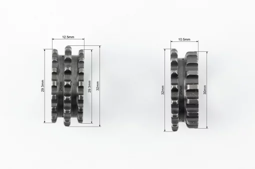 Шестерня колінвала під ланцюг ГРМ+маслонасоса, к-кт 2шт, 125-150сс 4Т, YQ-310944