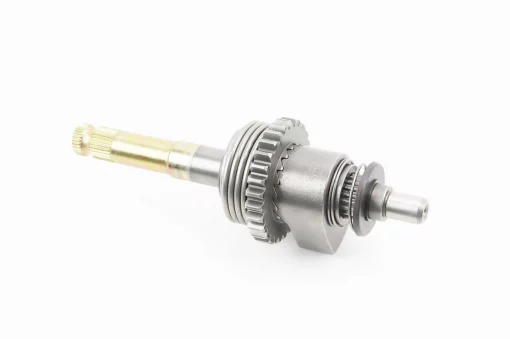 Вал кикстартера в сборе (шестерня, пружина) CB тип 2, Viper-125-150J, YQ-321876