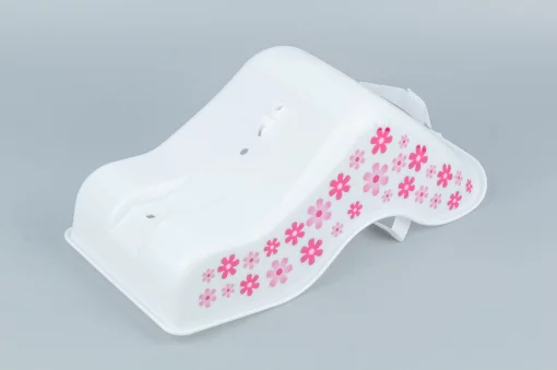 Сидіння для ляльки заднє, пластмасове, біло-рожеве CR-A-1, ВЕЛОАКСЕСУАРИ, YQ-409997