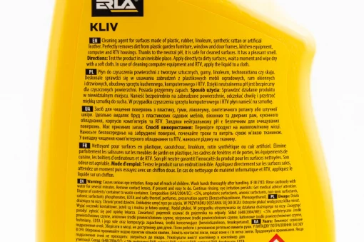 Очисник пластикових деталей "KLIV PLASTIC CLEANER", тригер 750ml, МОТОХІМІЯ, YQ-304989