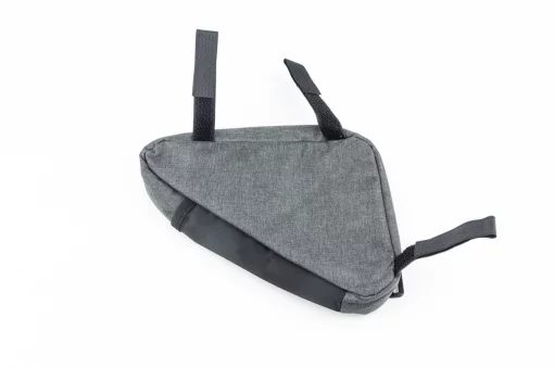 Сумка под раму треугольная 260х220х160мм, крепл. на липучке, серая, ВЕЛОАКСЕСУАРИ, YQ-414031