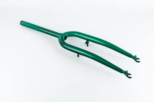 Вилка 26" с резьбой 1" (25,4мм), шток 240мм, V-brake, зелёная, ВЕЛОЗАПЧАСТИНИ, YQ-412217