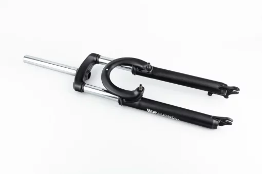 Вилка 27,5" амортизационная, без резьбы 1-1/8" (28,6мм), шток 200мм, с ходом 100мм, V/Disk-brake, чёрная ES-226, ВЕЛОЗАПЧАСТИНИ,