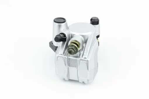 Тормозной суппорт передней системы (однопоршневой) с колодками "квадрат", серый, STORM, YQ-314800