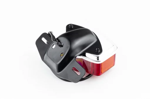 Ліхтар задній ALPHA, чорна ніжка під два болти (якісний) тип 1, DELTA, YQ-318809