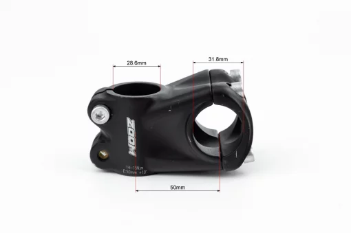 Вынос руля MTB 28,6x31,8х50мм, алюминиевый, чёрный TDS-D262-8F, ВЕЛОЗАПЧАСТИНИ, YQ-403736