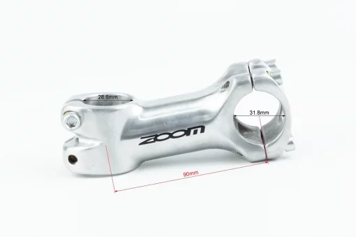 Вынос руля MTB 28,6x31,8х90мм, алюминиевый, серый TDS-С369-8, ВЕЛОЗАПЧАСТИНИ, YQ-412499