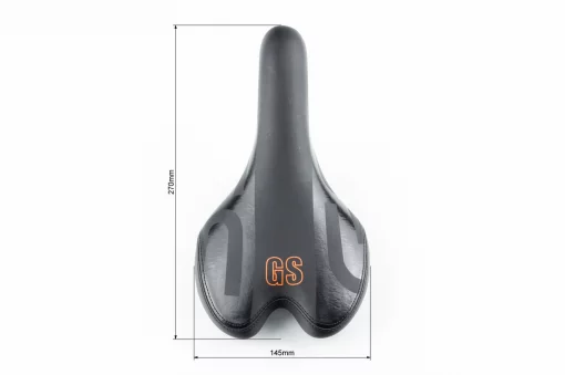 Сиденье MTB 270x145мм, чёрное GS-1512, ВЕЛОЗАПЧАСТИНИ, YQ-411496